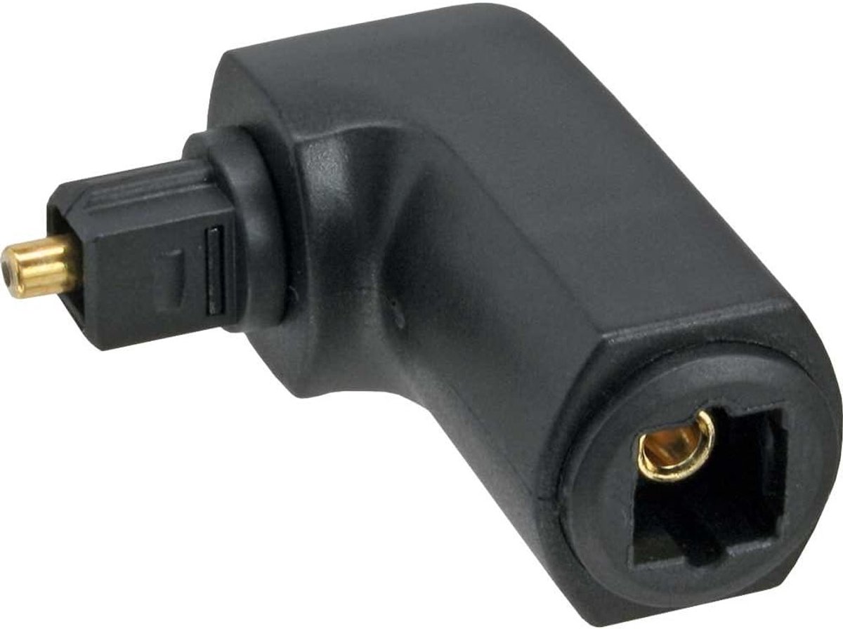 Toslink Optische Audio Adapter Hoekstuk 90 Graden – Universele Kabelverbinder