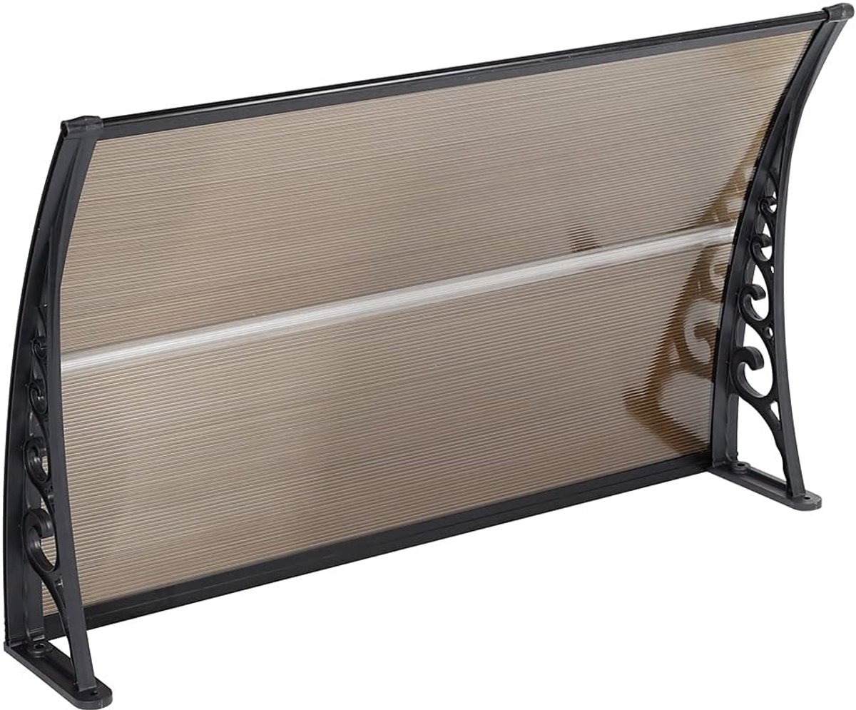 Regendichte en UV-bestendige Luifel voor Voordeur, Balkon of Raam - 80 x 120 cm