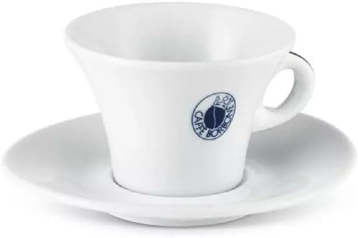 Set van 6 Keramische Cappuccino Kopjes en Schotels
