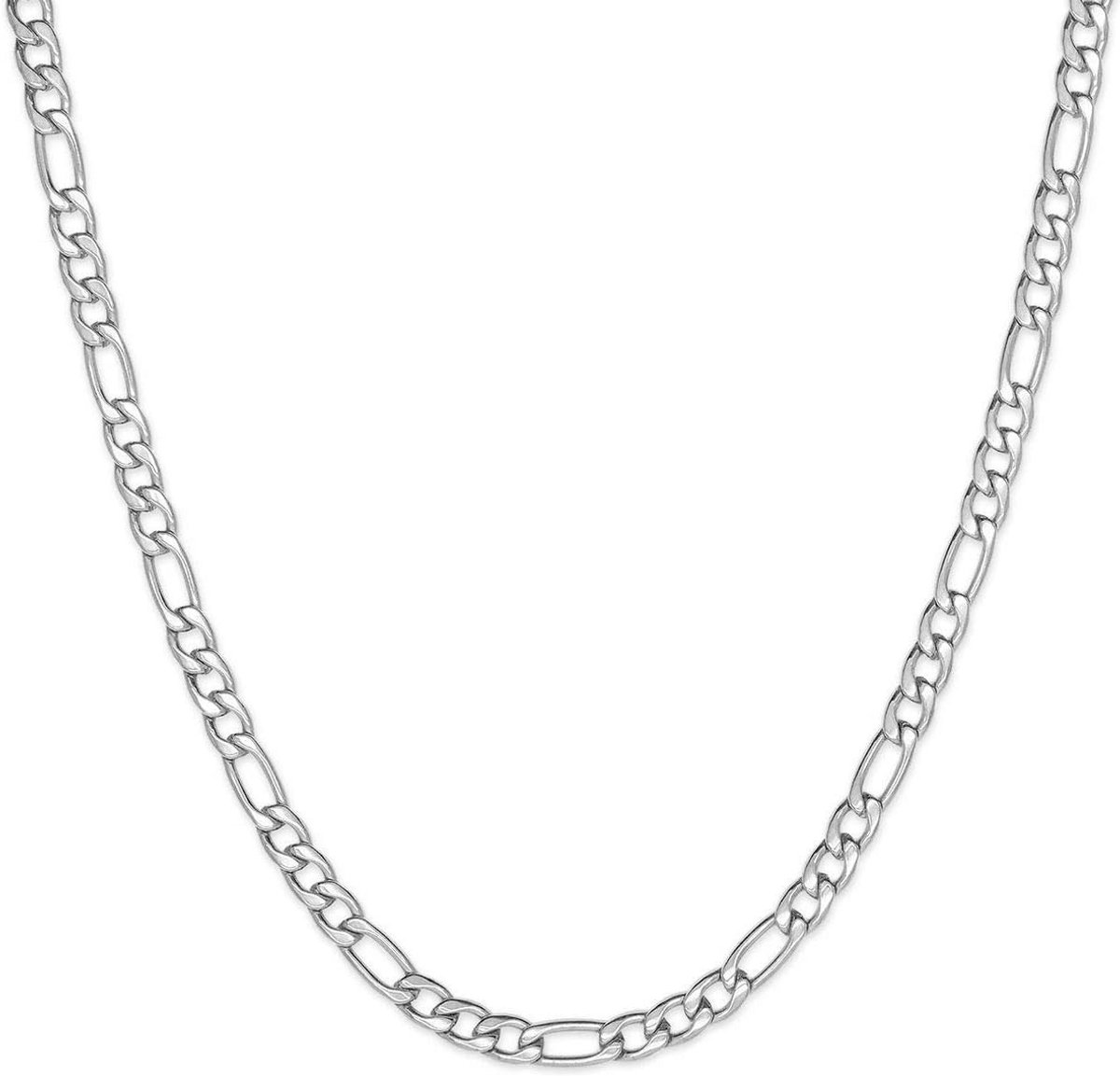 Massieve Herenketting XXL Dubbele Ringen Zilver Kleurbestendig Roestvrij Staal