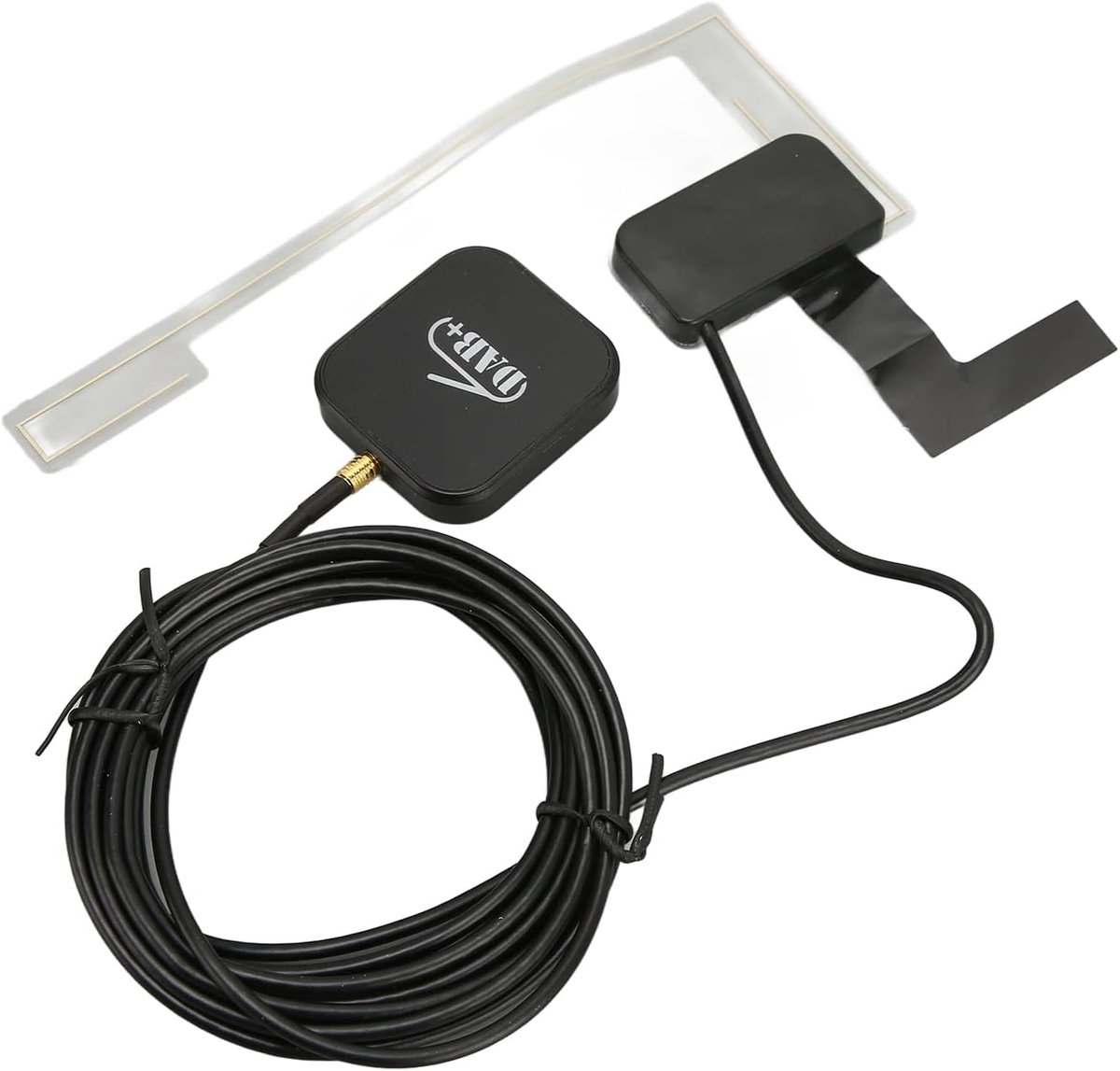DAB+ Radio Ontvanger Adapter Box met FM Transmissie en Antenne voor Auto
