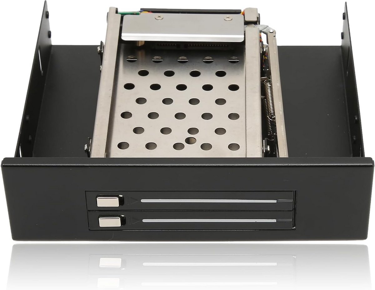 Interne 2,5 Inch SATA HDD/SSD Behuizing voor 5,25 Inch Bay - Hot Swap & 6 Gbps
