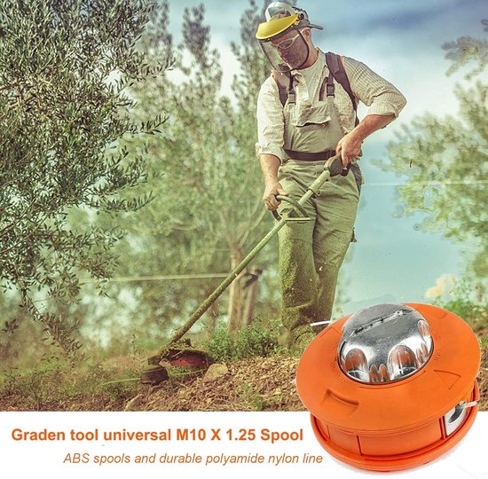 Universele Grastrimmer Draadspoelen voor Bosmaaier - Sterke Vervanging Maaikop Spoelen van Universele — afbeelding 4