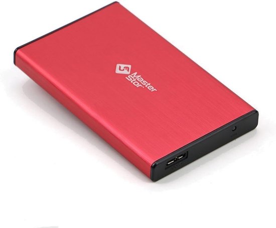 Externe Harde Schijf - Draagbare Opslag - Bestanden Opslaan - Supersnelle USB 3.0 - 25 Inch - Rood — afbeelding 2