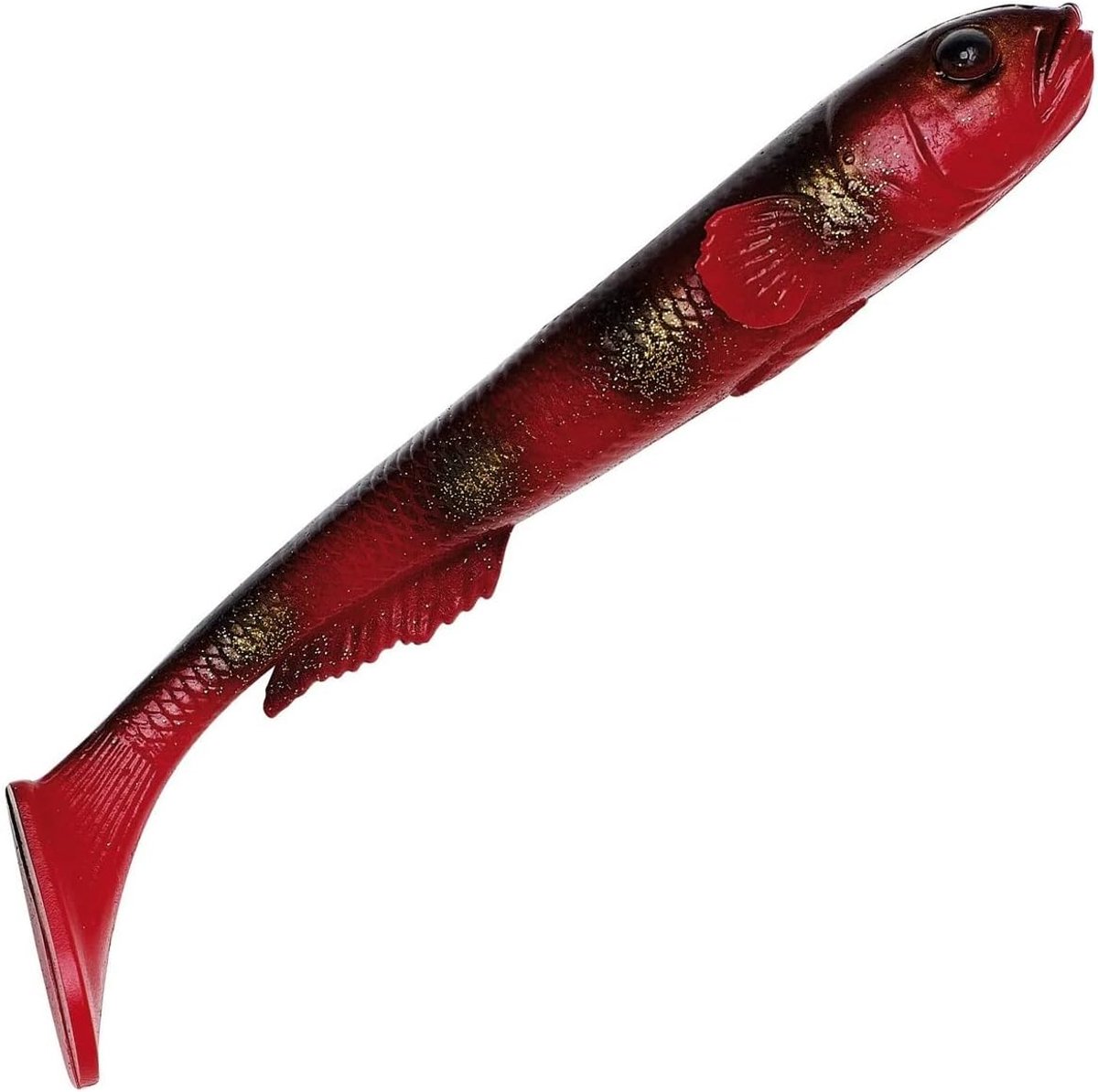 Grote Jerkbait Shad Rubbervis voor Snoek en Snoekbaars Hengelsport