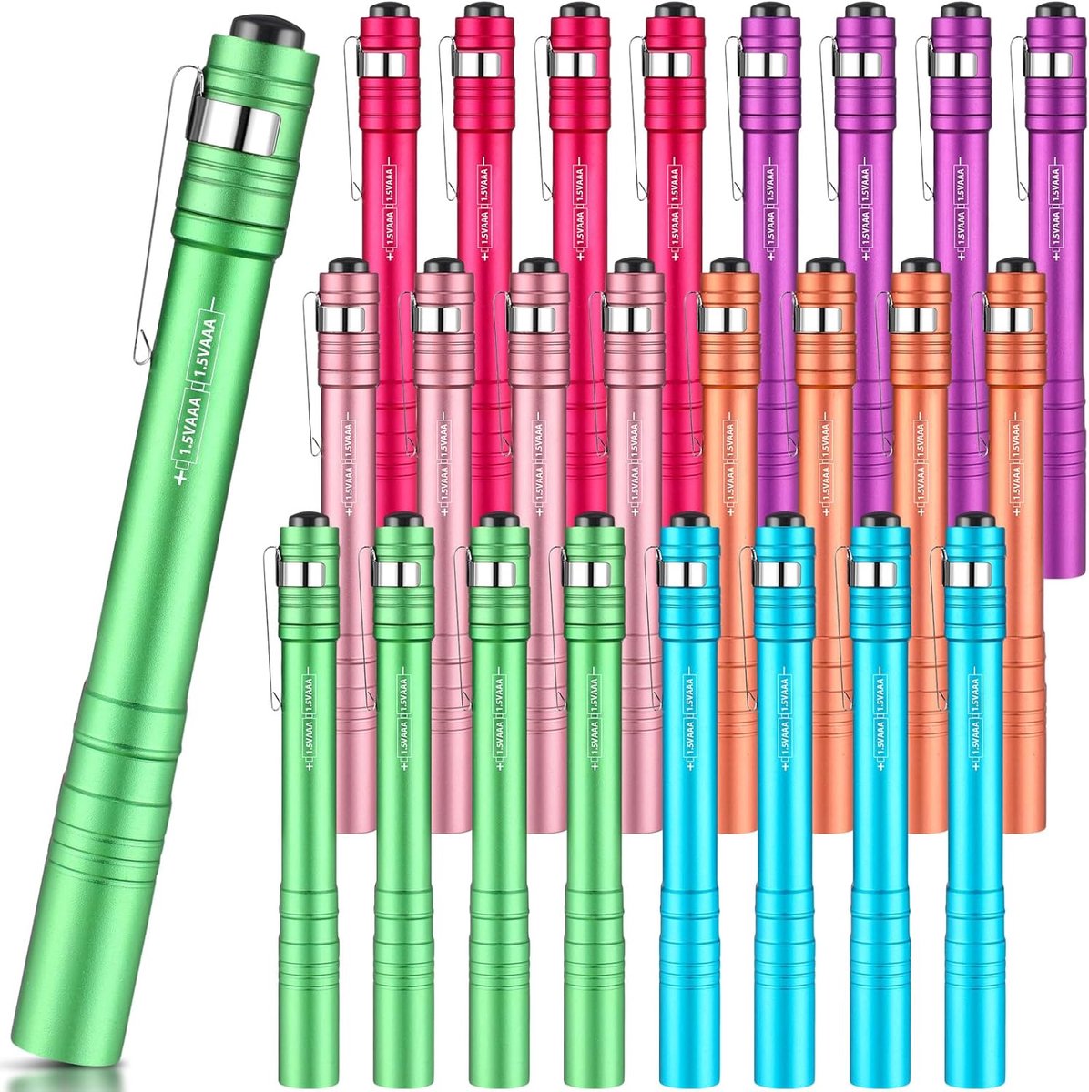 24 Stuks LED Penlampen voor Verpleegkundigen en Buitenactiviteiten