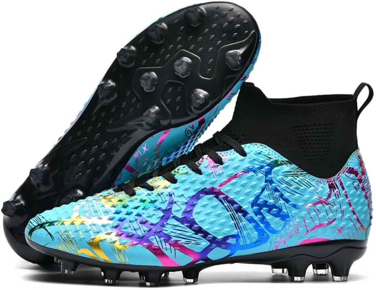 Professionele Kinderspikes en Noppenschoenen voor Atletiek en Voetbal - Hoog Model, Uniseks