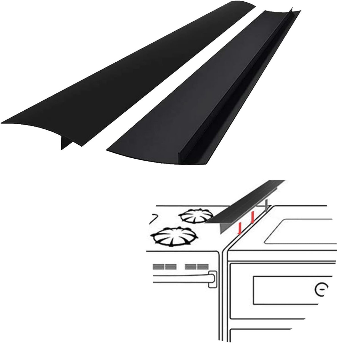 Silicone Kachelrand Afdichting - Oven Kierendichter - Hittebestendige Vulstrook voor Fornu