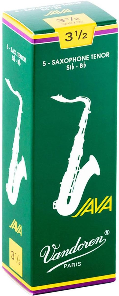 Buisbladen voor Tenorsaxofoon Dikte 3.5 Java Set van 5