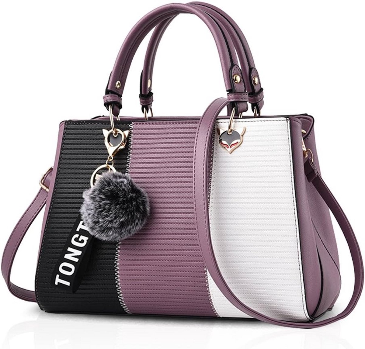 Luxe Dames Handtas Schoudertas Crossbody Tas Tote Satchel van PU Leer