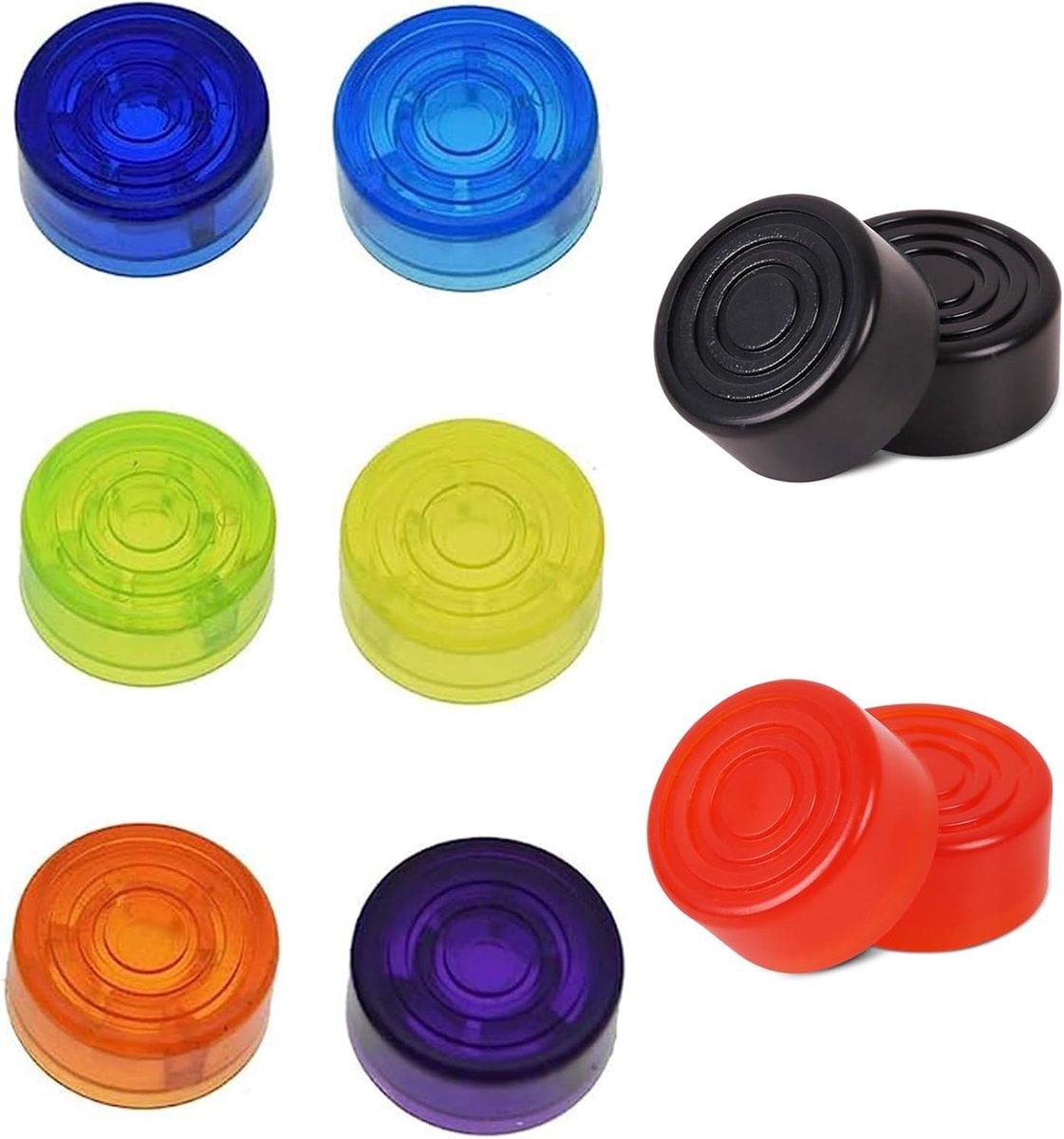 10 Stuks Universele Gitaar Effectpedaal Knoppen - Multicolor Voetschakelaar Toppers