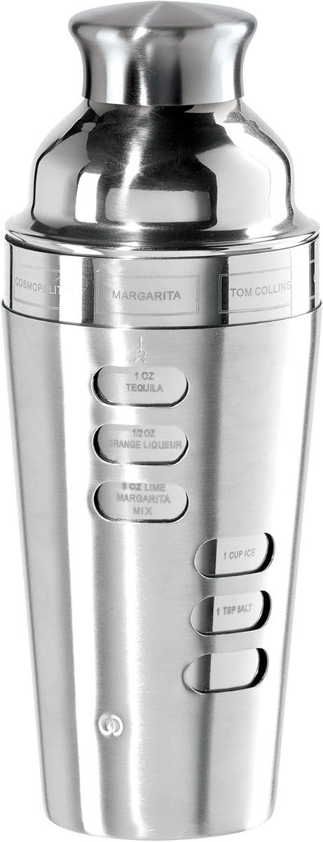 Professionele Cocktail Shaker RVS met Ingebouwde Zeef - 680 ml