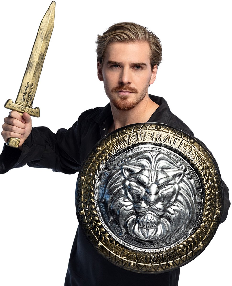 "Gladiator gevechtsschild en zwaard - Verkleedattribuut - One size"