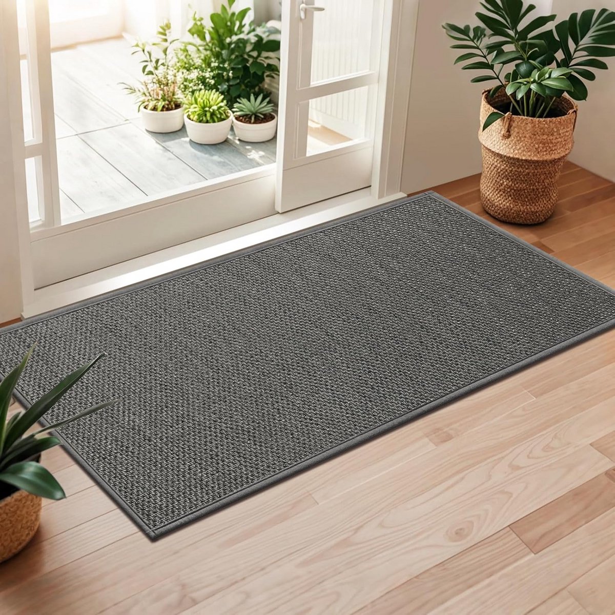 Antislip Binnendeurmat 60 x 120 cm – Wasbare Vuilvangmat voor Binnen