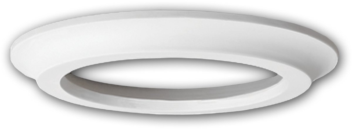 Volle zuilen ring 111200 Profhome Zuil Sierelement neo-classicisme stijl wit