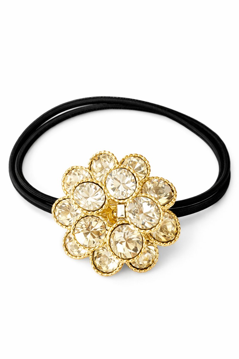 Haarklem - Haarelastiekjes - Haarspeld - Haarsieraad - Haar accessoires - Haarclip - Dames - Meisjes - Zilver - Strass - Luxe - Cadeau Tip