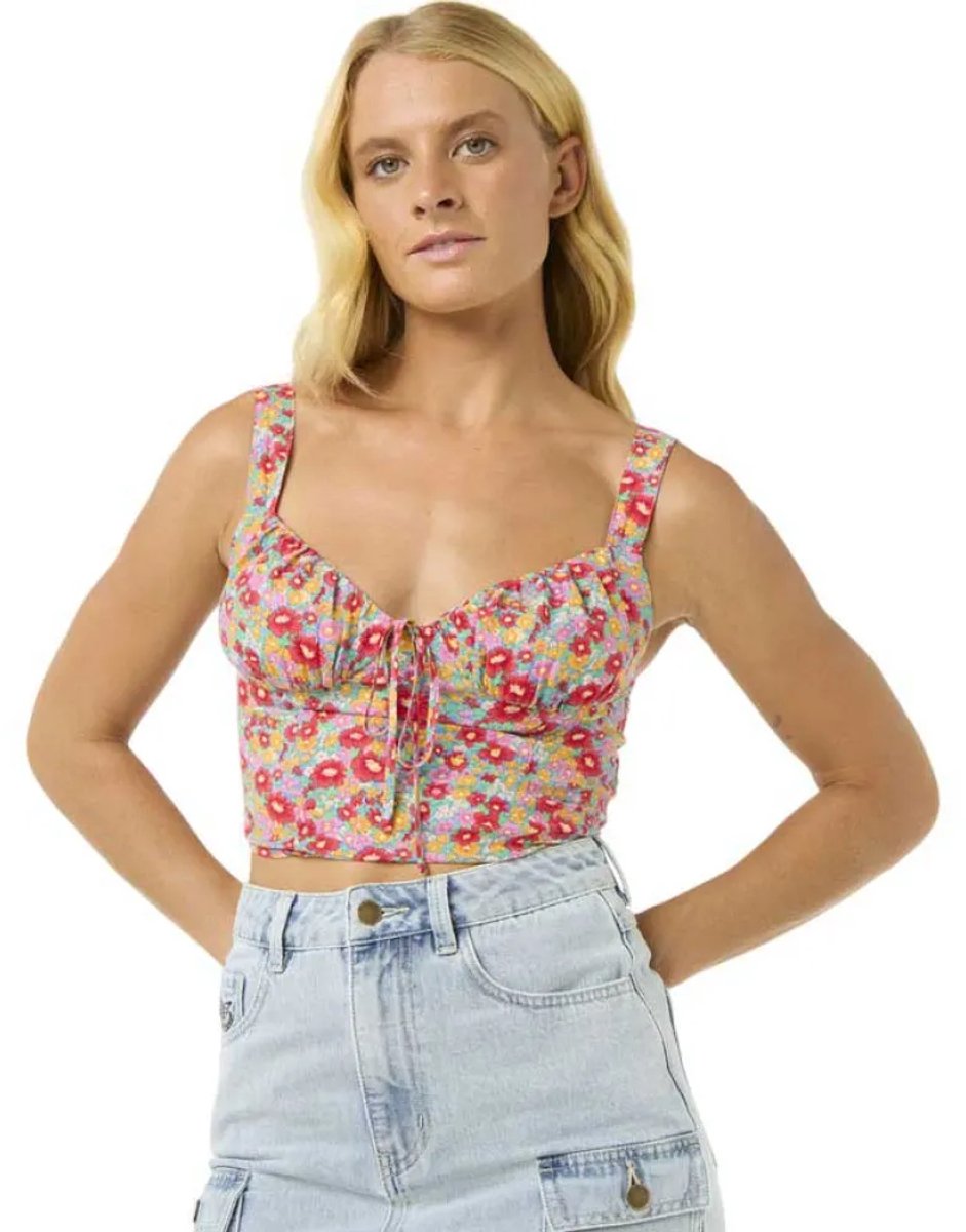 Rip Curl Las Dalias Top Blauw