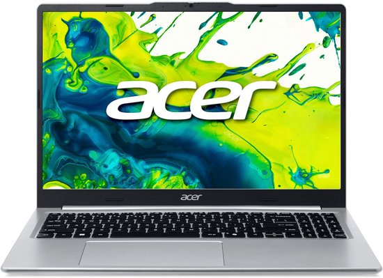 Acer Aspire Lite AL15-46P-R5ST AMD Ryzen™ 3 5400U Laptop 39,6 cm (15.6") Full HD 8 GB DDR4-SDRAM 512 GB SSD Wi-Fi 6 (802.11ax) Windows 11 Pro Zilver - Acer - Hoofdafbeelding