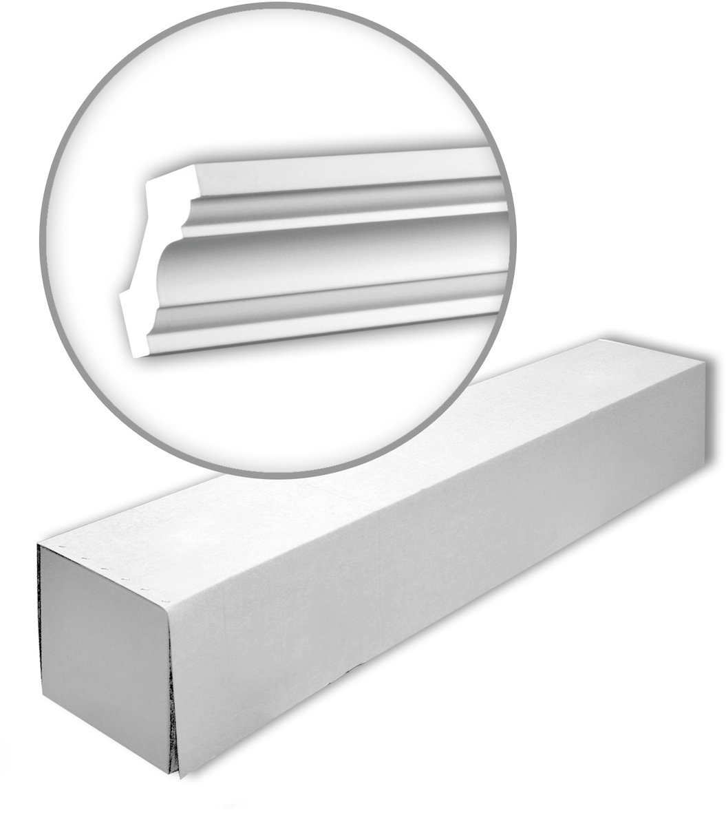 Profhome 150115 1 doos 12 stukken Kroonlijst 24 m