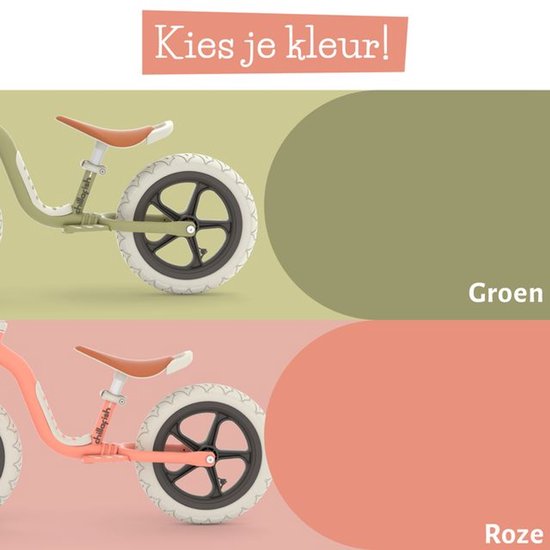 Loopfiets Handvat Chillafish Loopfiets 2 jaar - Lichtgewicht met verstelbaar zadel en ...