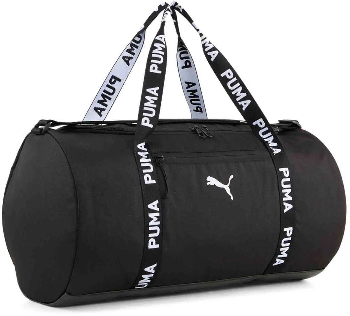 Puma At Ess Barrel Bag Sporttas 50 cm Zwart