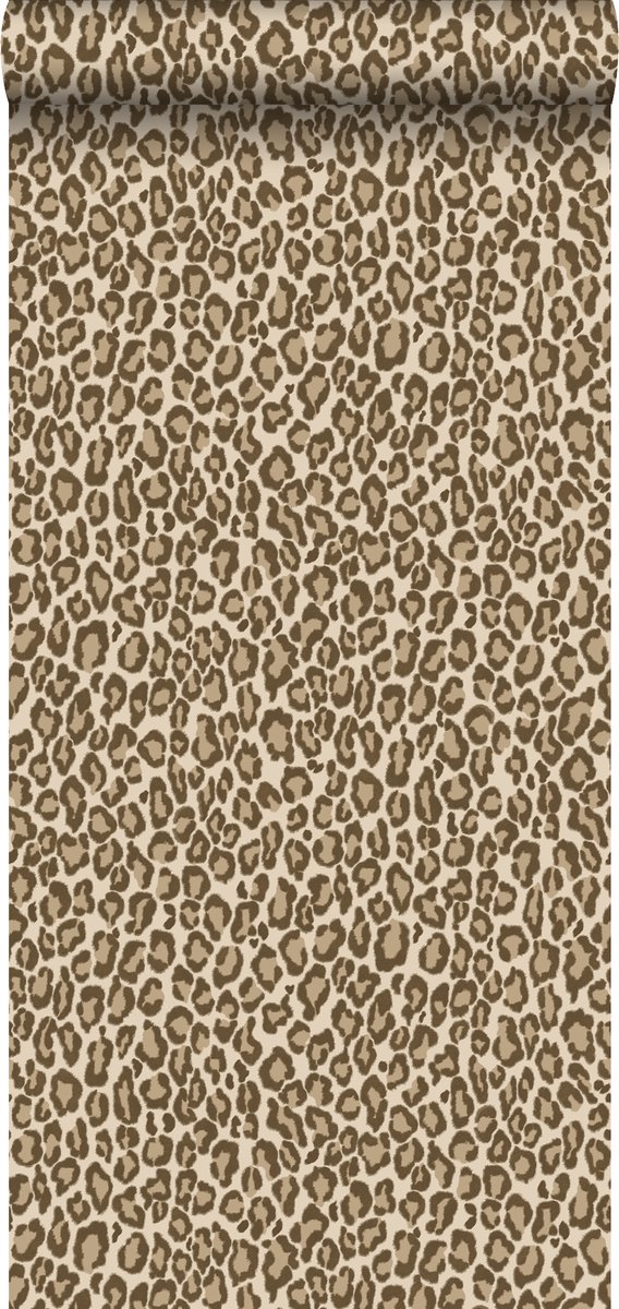 Proefstaal Walls4You behang panterprint beige - 26,5 x 21 cm - 935328-S