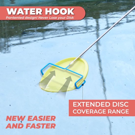 Telescopische Disc Golf Retriever Pole 4,9 m - Duurzaam Roestvrij Staal Met Draagtas — afbeelding 2