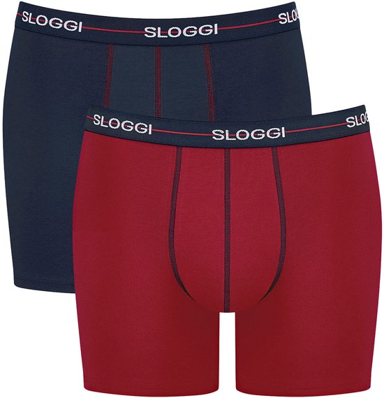 sloggi Langer Boxer Blue Start