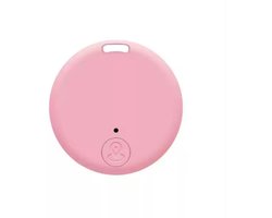 Mini GPS Tracker voor Hond, Sleutels, Rugtas, Koffer – Bluetooth & 4G Smart Tracker met iOS/Android App – Waterdicht IP67 – Huisdier Tracker voor Honden en Katten – Sleutelzoeker en Bagage Tracker met OLED Display – Anti Verlies GPS Tracker-Roze