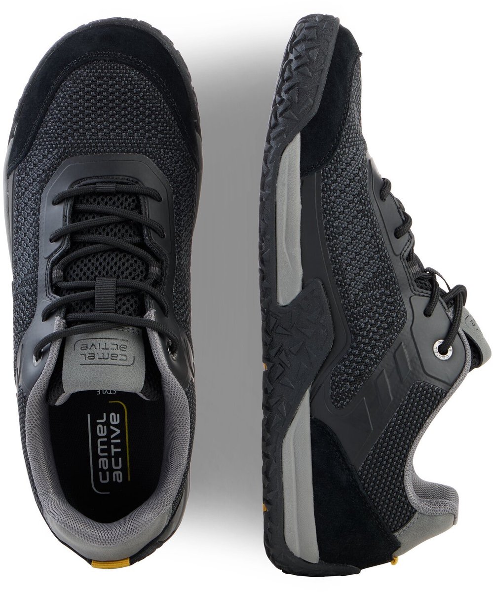 camel active Lage sneaker met flexibele zachte zool - Maat menswear-43 - Zwart