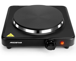 Aigostar GemPro - Plaque de cuisson électrique - Céramique - 1 foyer - 1500w - Zwart