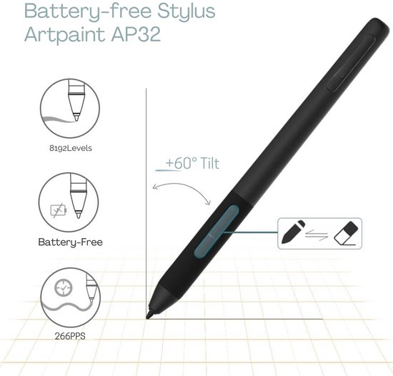 Nexvo® Digitaal Notitieblok - Grafische Tablet Met Tekenpen - Herbruikbare Notitieblok - ‎Zwart - 36cm x 24cm x 1cm van Merkloos — afbeelding 3