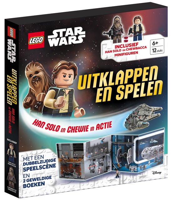 Lego Star Wars - Uitklappen en spelen: Han Solo en Chewie in actie