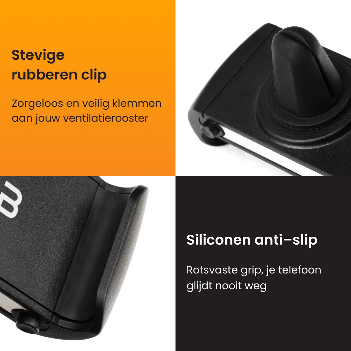 R2B Telefoonhouders Auto - Ventilatierooster - GSM Houder Auto - Mobiel Houder Auto - Autohouder - Telefoonhouder Auto - Telefoon Houder - Auto Telefoonhouder - Phone Holder Car – foto 4