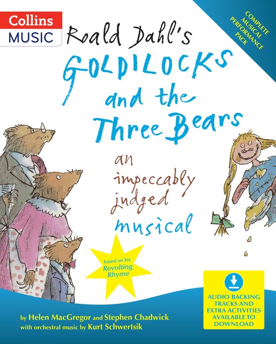 Roald Dahl Goldilocks & The Three Bears - cover