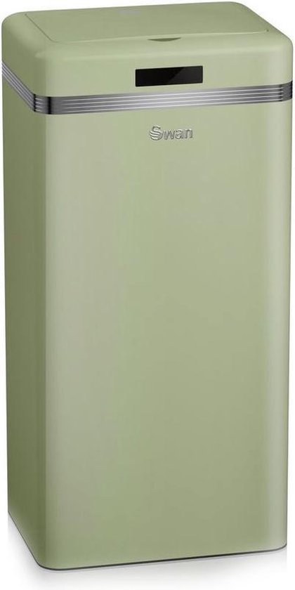 Swan Sensor Prullenbak – 45 Liter Inhoud – Tot 15 cm Afstand – Groen |  bol.com