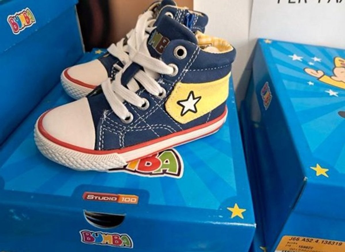 Bumba kinderschoen met rits en veter maat 25