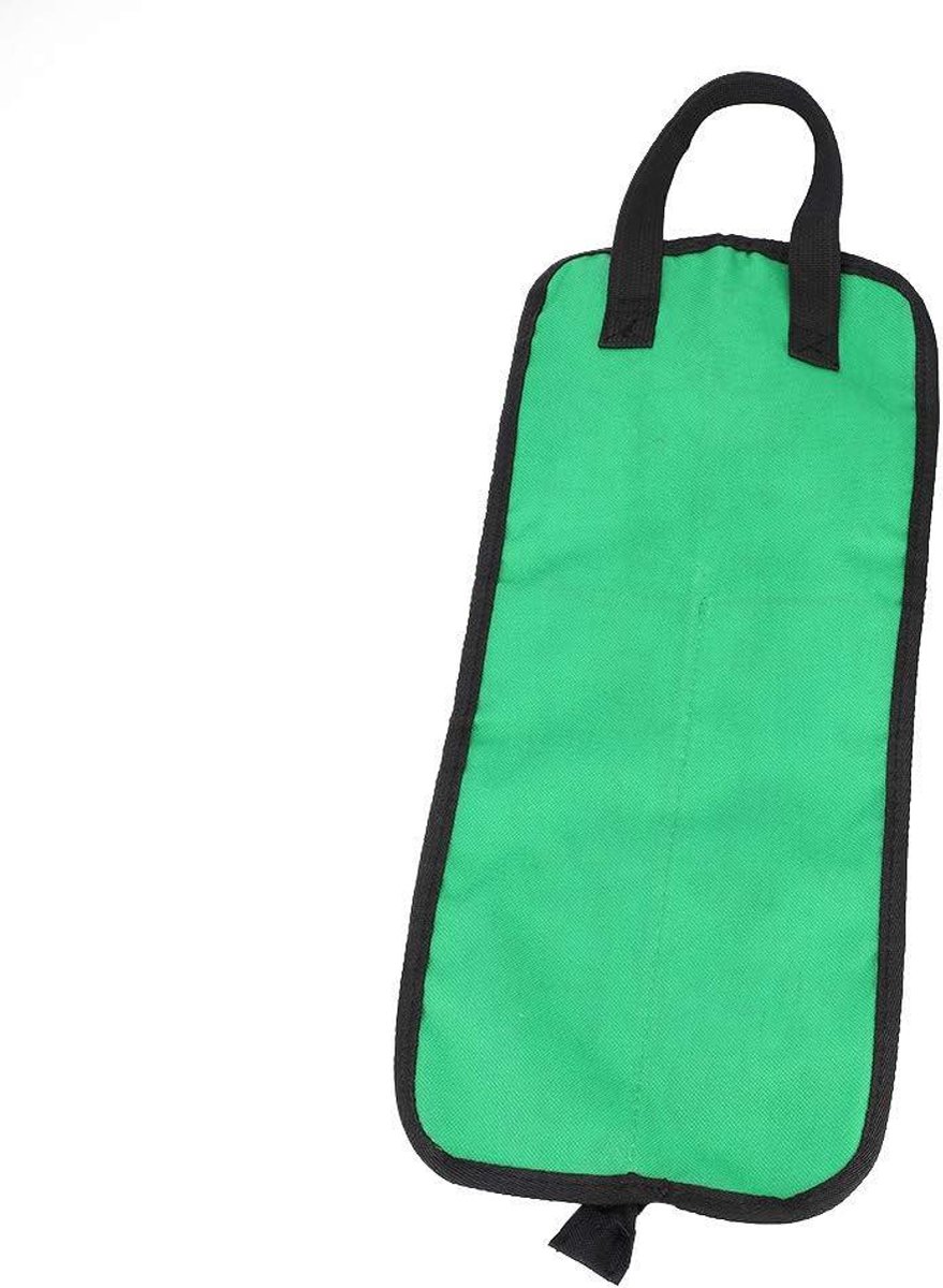 Drumstick tas voor opslag - draagbare drumstokhouder - groen - drum accessoires