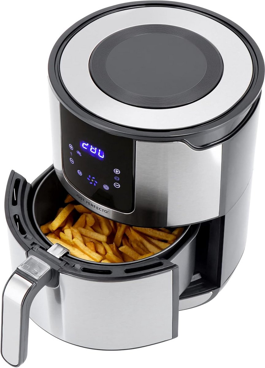 Heteluchtfriteuse 4,5 liter met 1400W en Digitaal Touchscreen