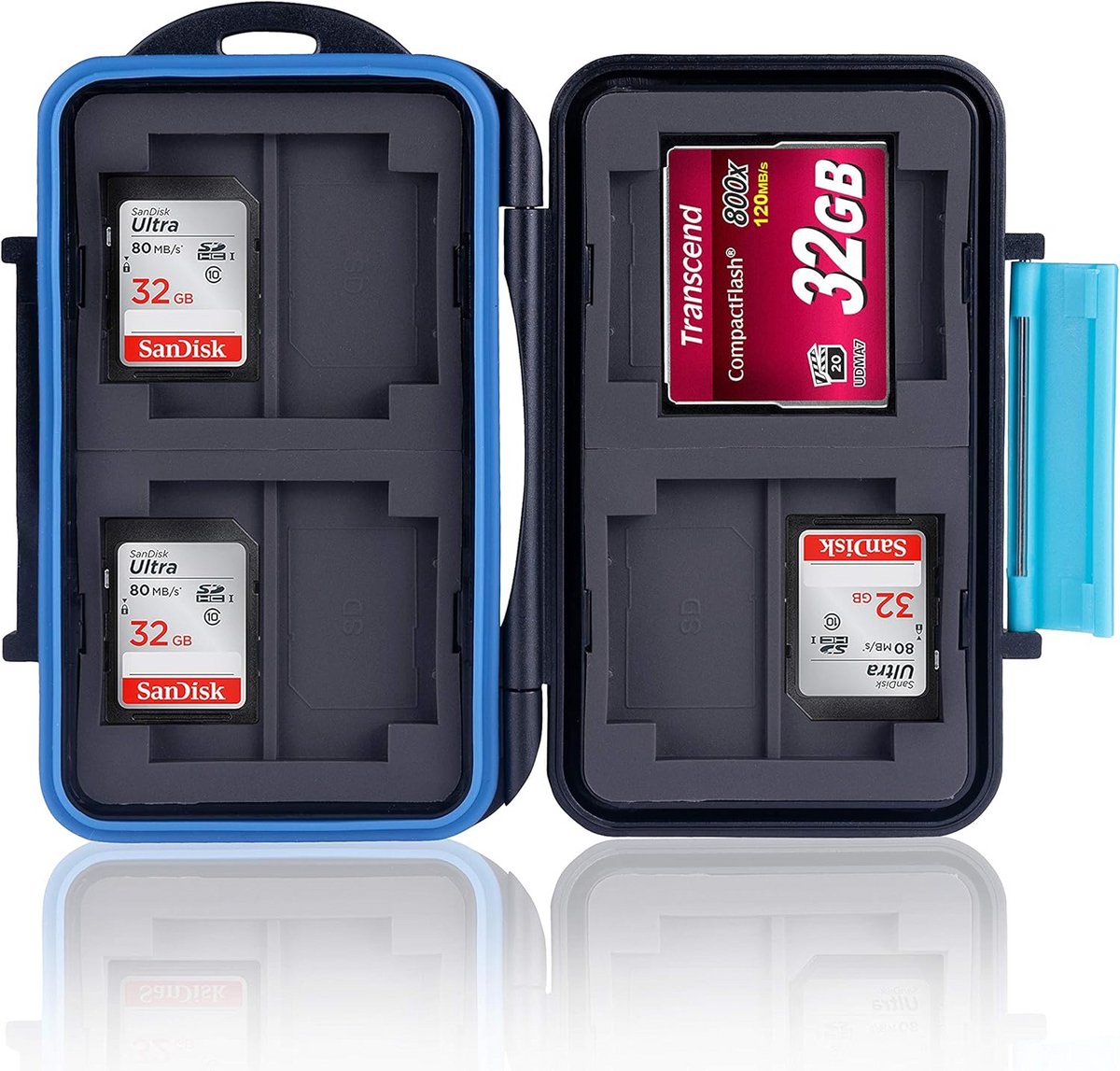 Beschermhoes voor SD-kaarten en Compact Flash (CF) Geheugenkaarten - Veilige Opslag