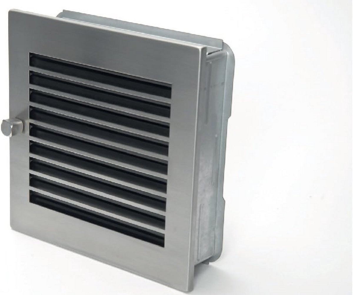 Ronde RVS Ventilatie Rooster 23x23 cm - Modern Design