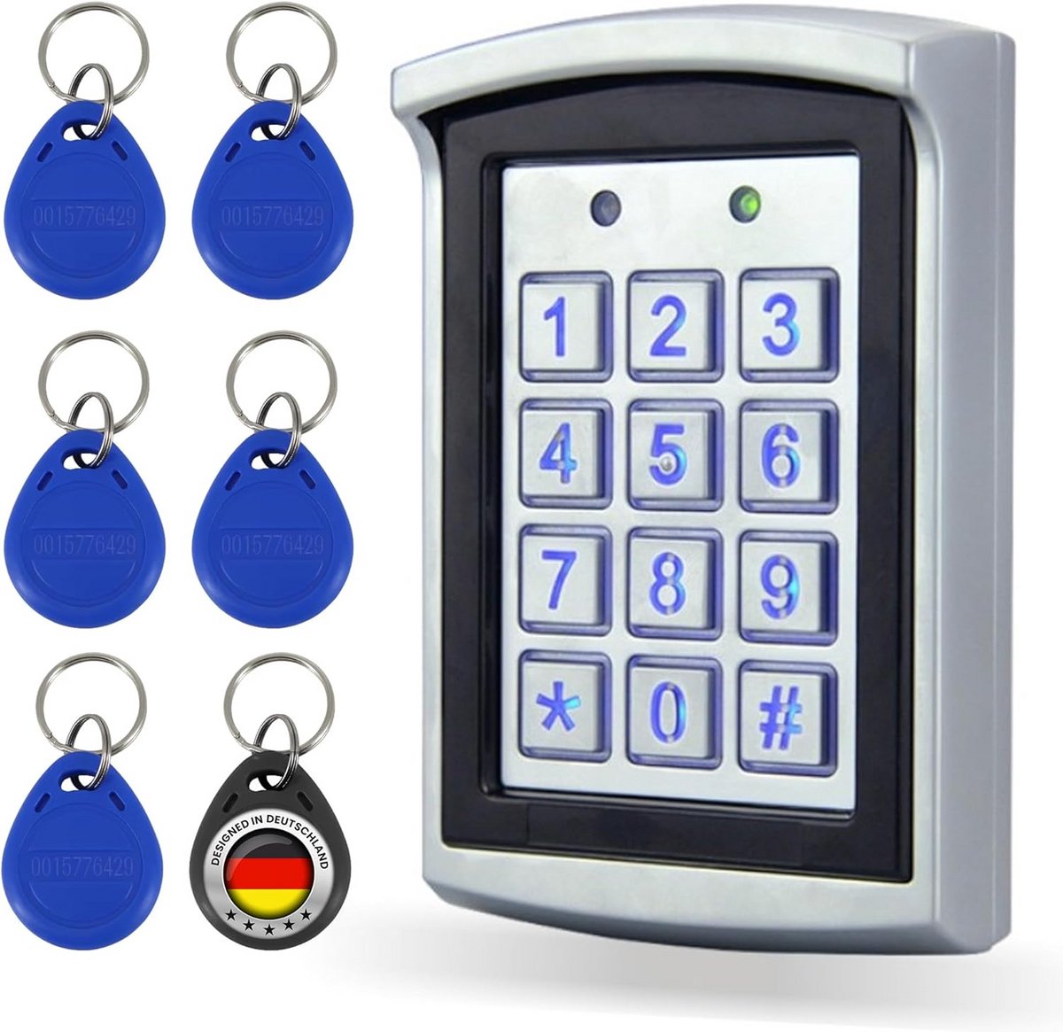 Weerbestendig RFID Toegangscontroleslot met Codeklavier en Deuropener