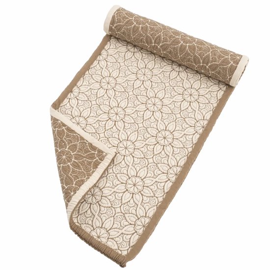 Trimita - Tapis de Yoga Lotus 60 × 170 cm - Tapis de yoga doux et lavable en mélange de coton (OCS) - Multifonctionnel