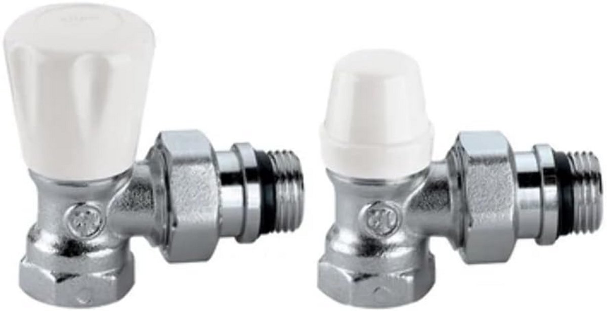 Radiatorventiel Hoek 3/8 Inch voor IJzeren Radiatoren