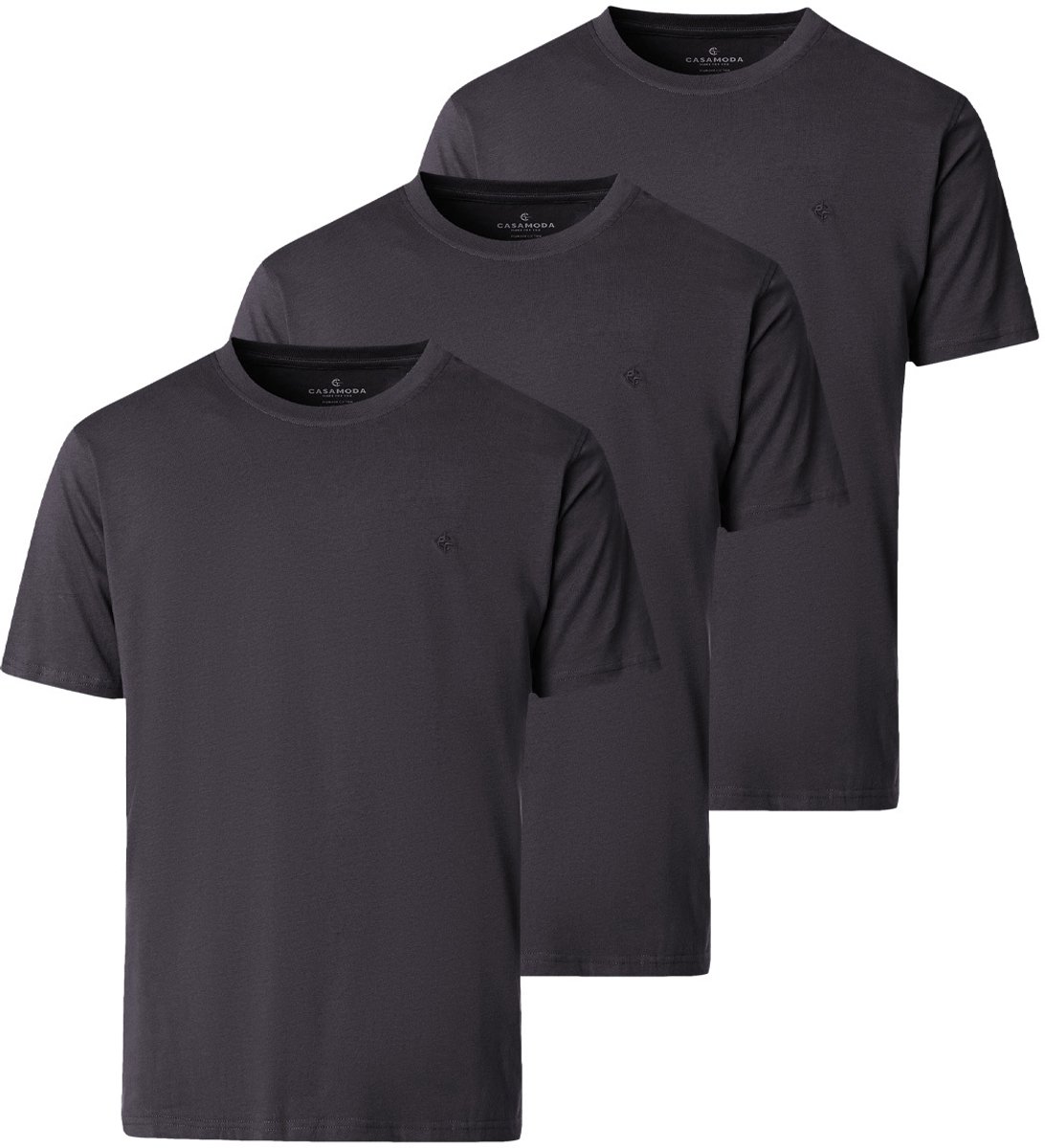 CASAMODA Heren t-shirt 3 pack Basic