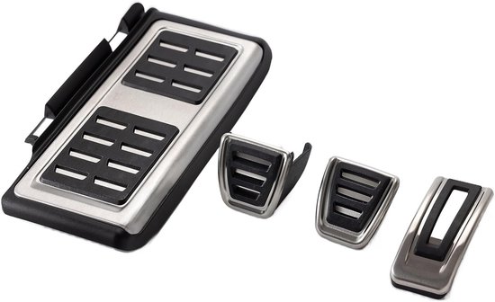 Set 4 Antislip Pedaal Covers voor Handgeschakeld - Gasrem Koppelingspedaal en Voetsteun van ProPlus — afbeelding 2