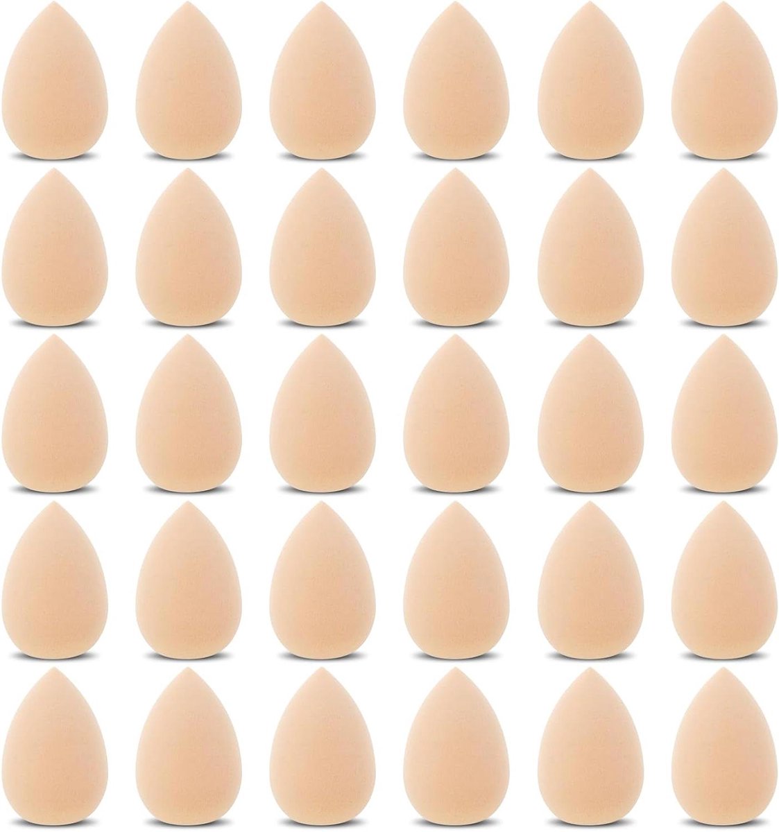 Mini Makeup Sponsblenders - Set van 30 stuks voor Foundation, Poeder en Crème
