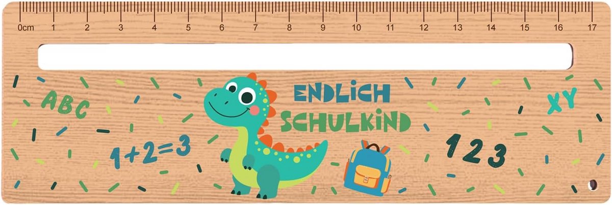 Houten Leesliniaal met Leesvenster voor Kinderen - Leeshulp voor School & Leren Lezen