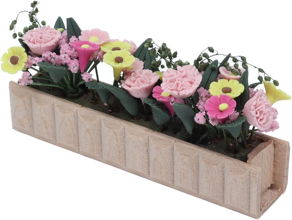 Miniatuur Bloementuin Set voor Poppenhuis Decoratie