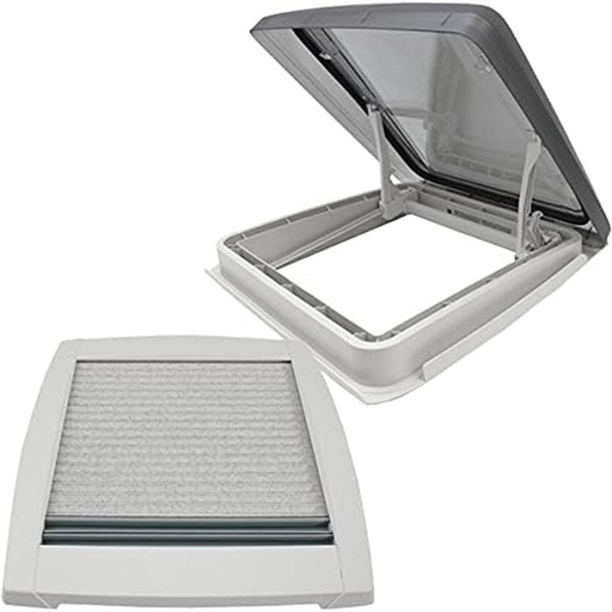 Dakluik 40x40 cm met Getint Glas en Ventilatiemogelijkheid